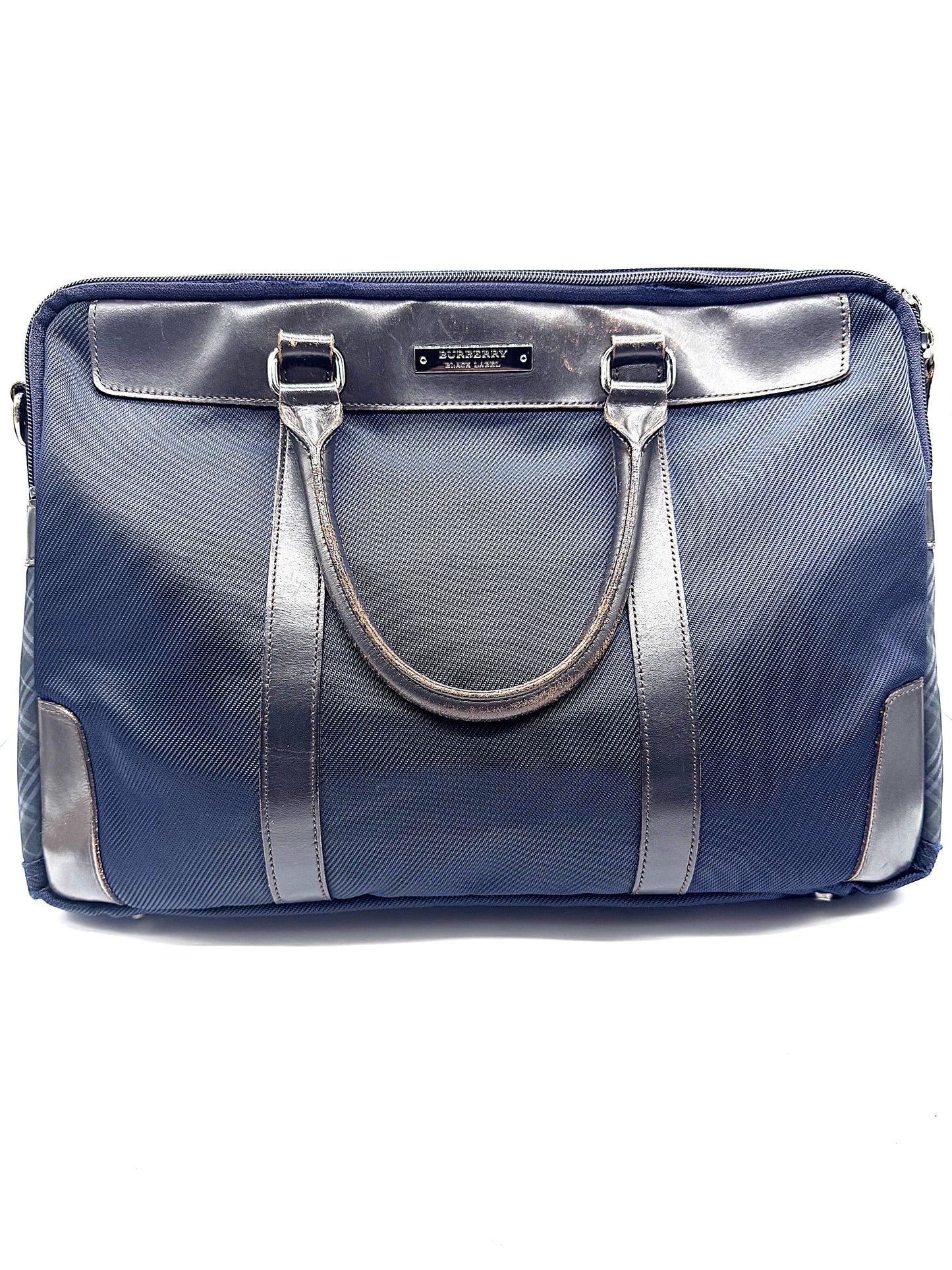 Burberry Vintage Navy Blue Business Bag