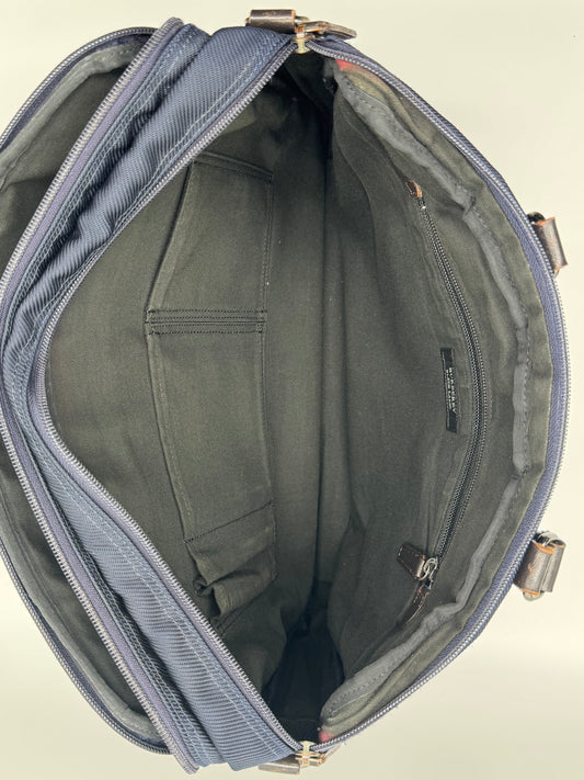 Burberry Vintage Navy Blue Business Bag