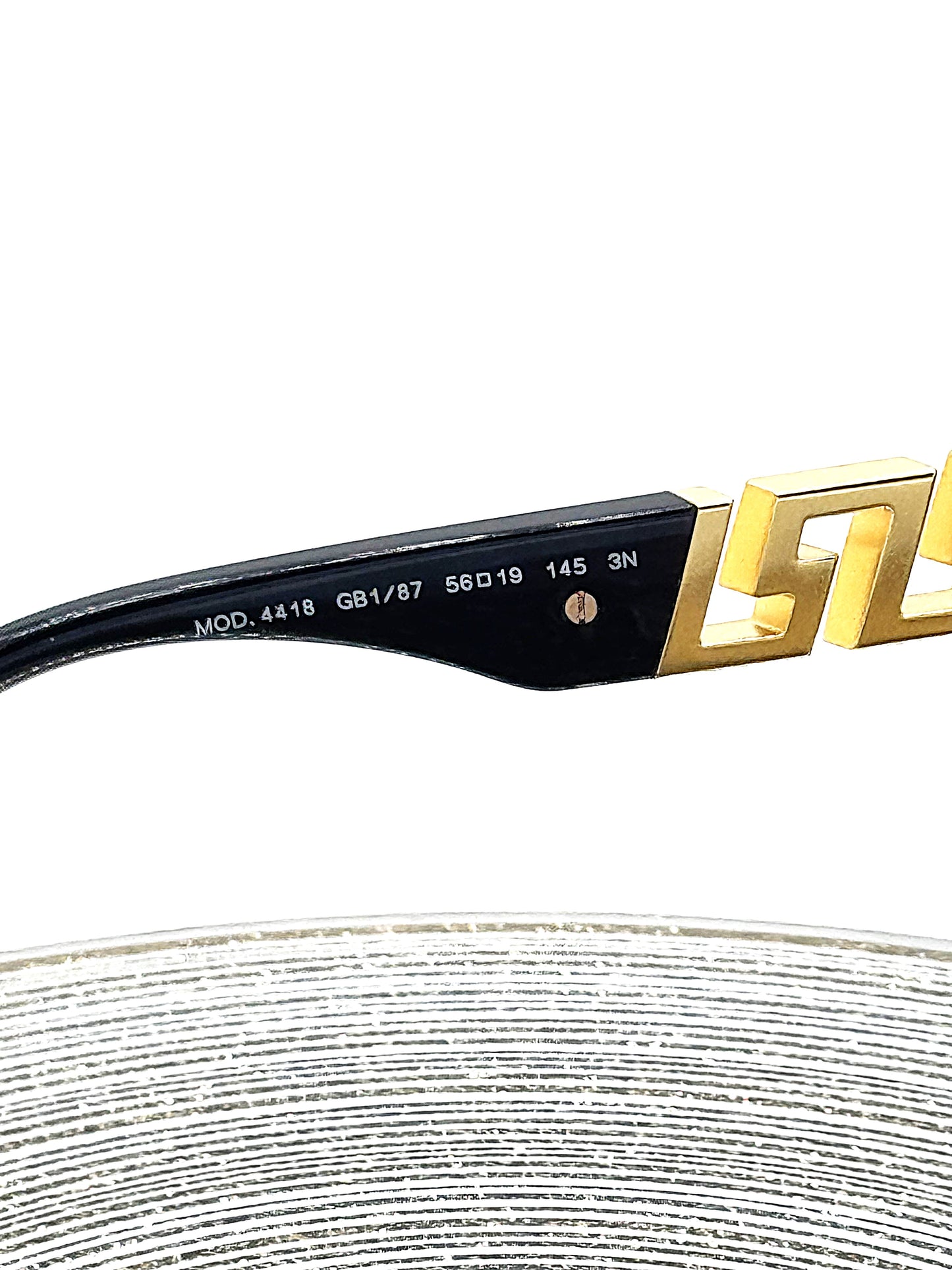 Versace VE4418 GB1/87 Black/Gold Square Frames