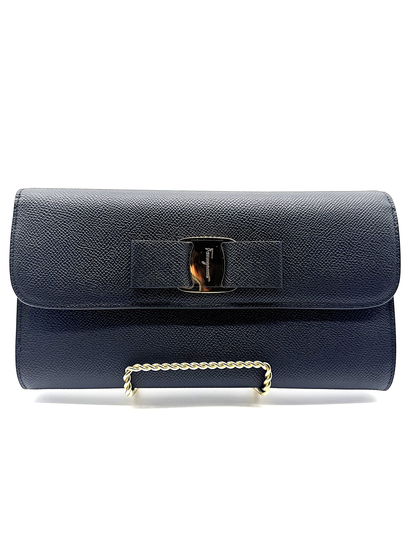 BRAND NEW Salvatore Ferragamo Long Wallet on Chain
