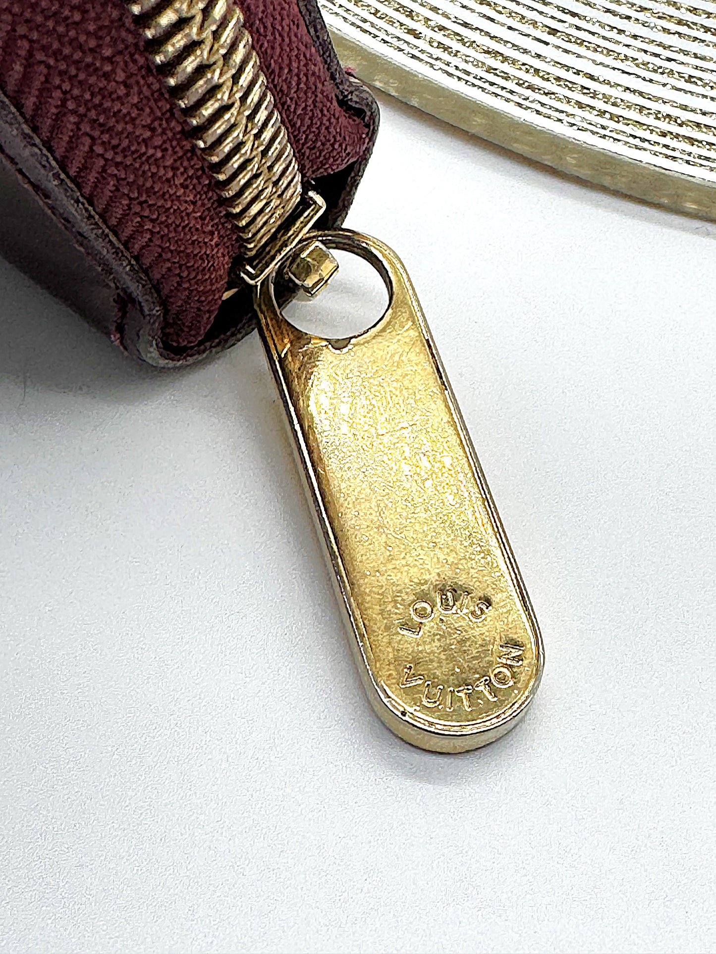 Louis Vuitton Burgundy Vernis Enamel Zippy Wallet
