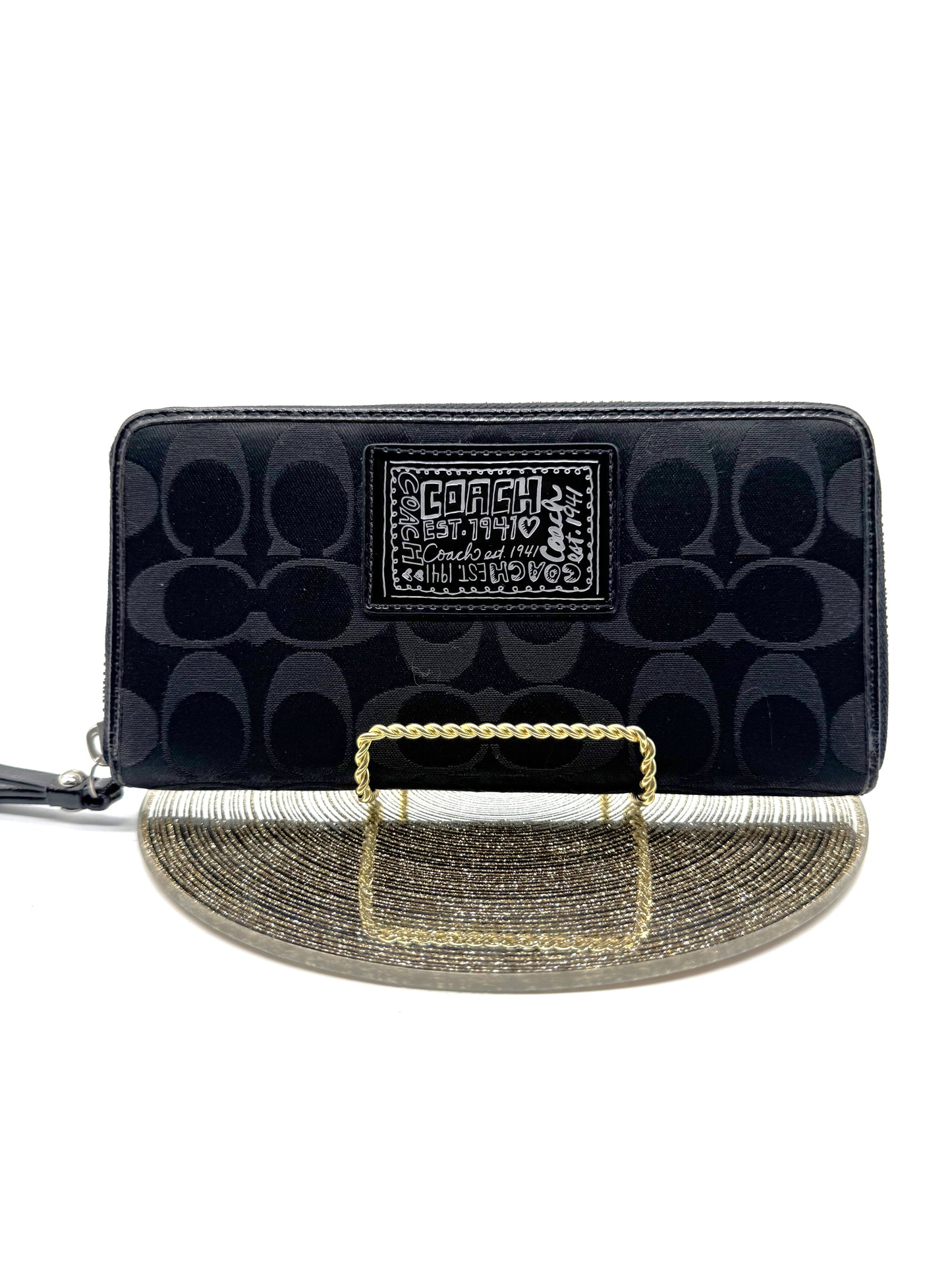 Coach Poppy Daisy Long Zippy Wallet