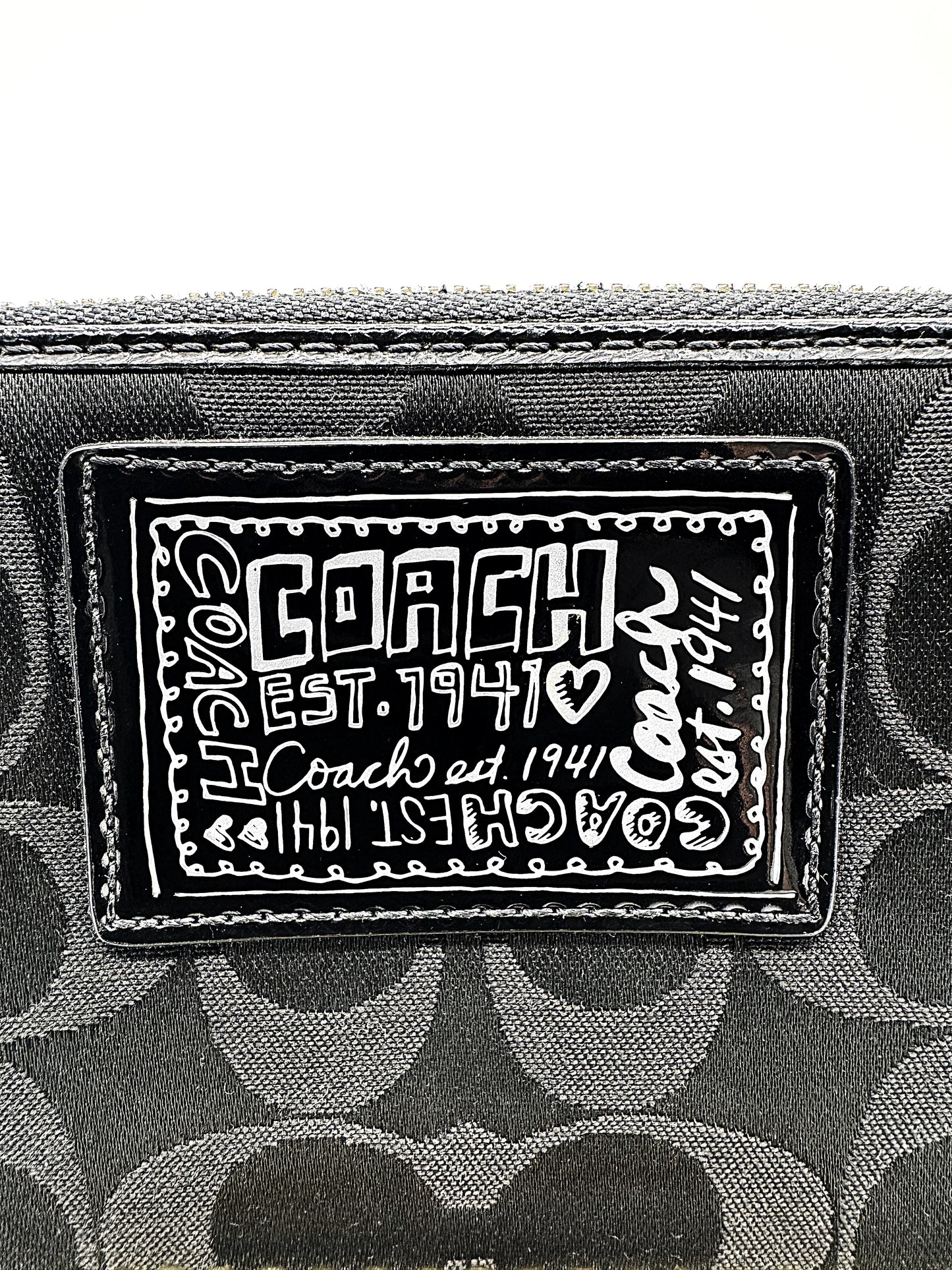 Coach Poppy Daisy Long Zippy Wallet