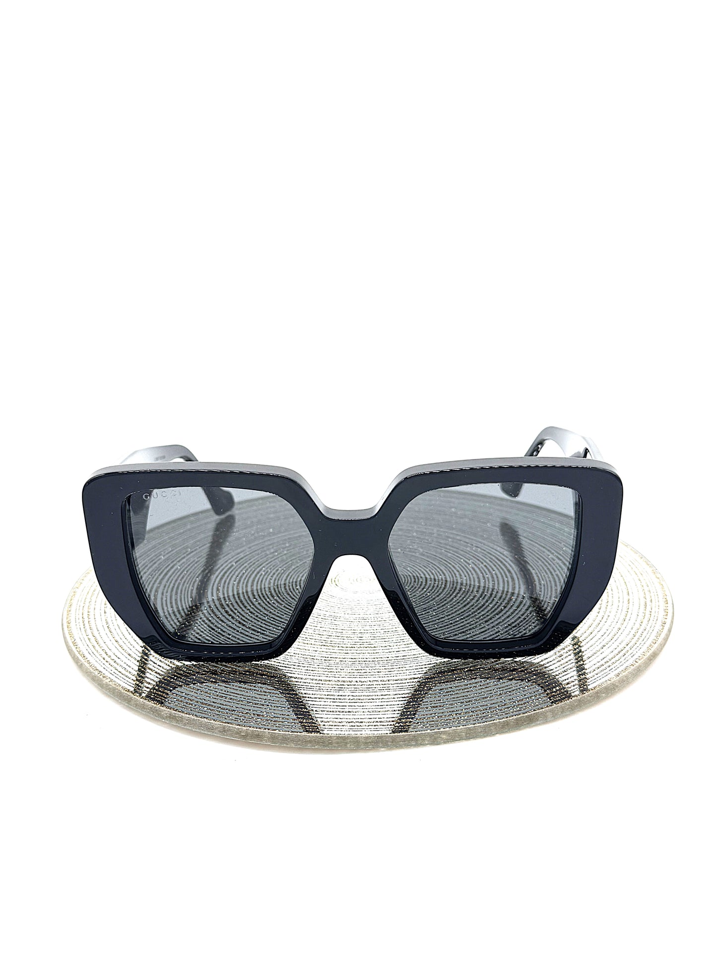 Gucci Oversized GG Black Square Frames