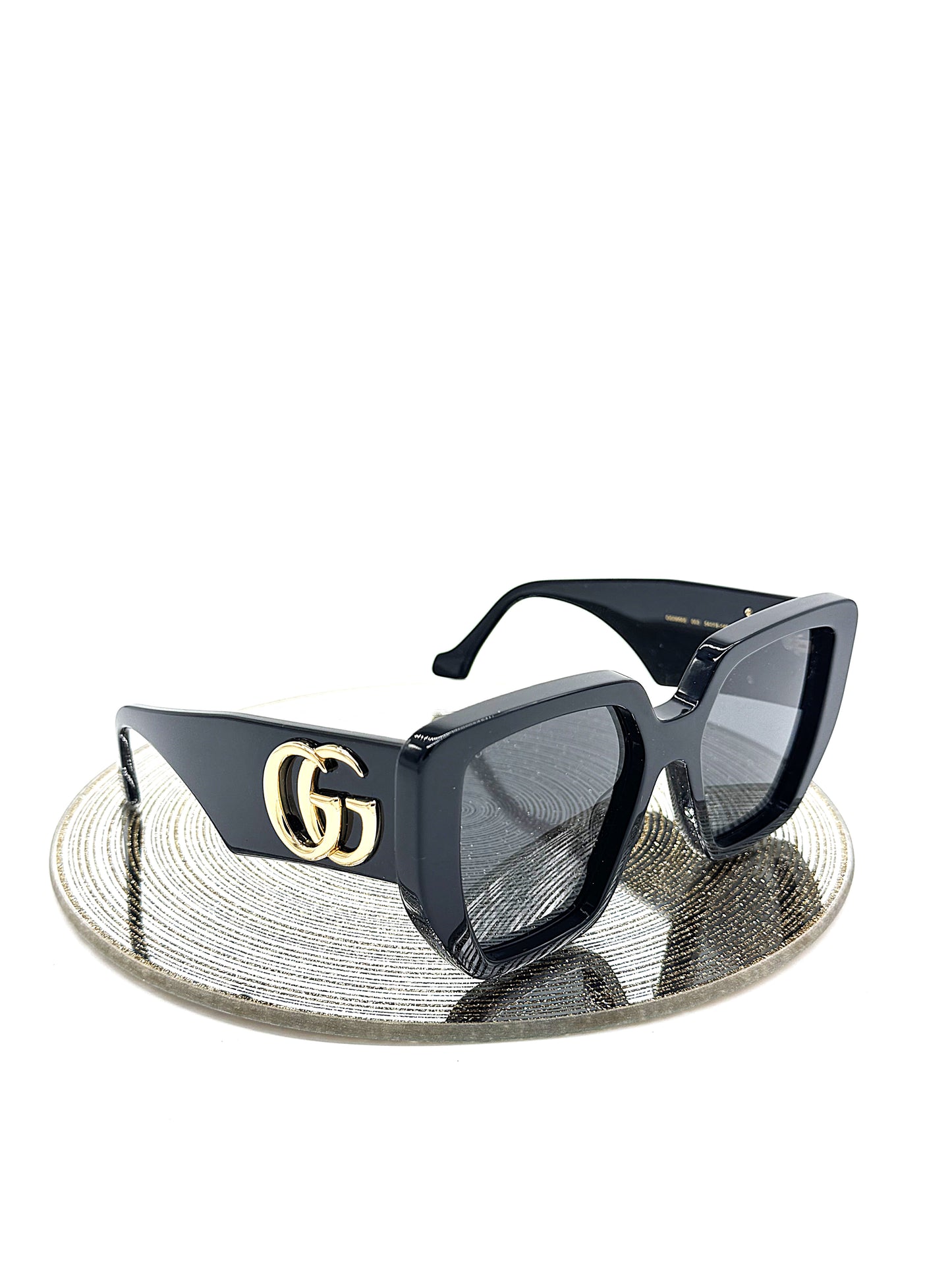 Gucci Oversized GG Black Square Frames