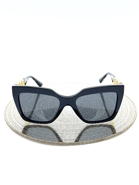 Versace VE4418 GB1/87 Black/Gold Square Frames