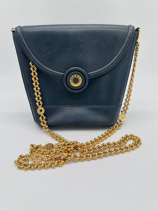 Rare Vintage Tiffany & Co Navy Blue Crossbody
