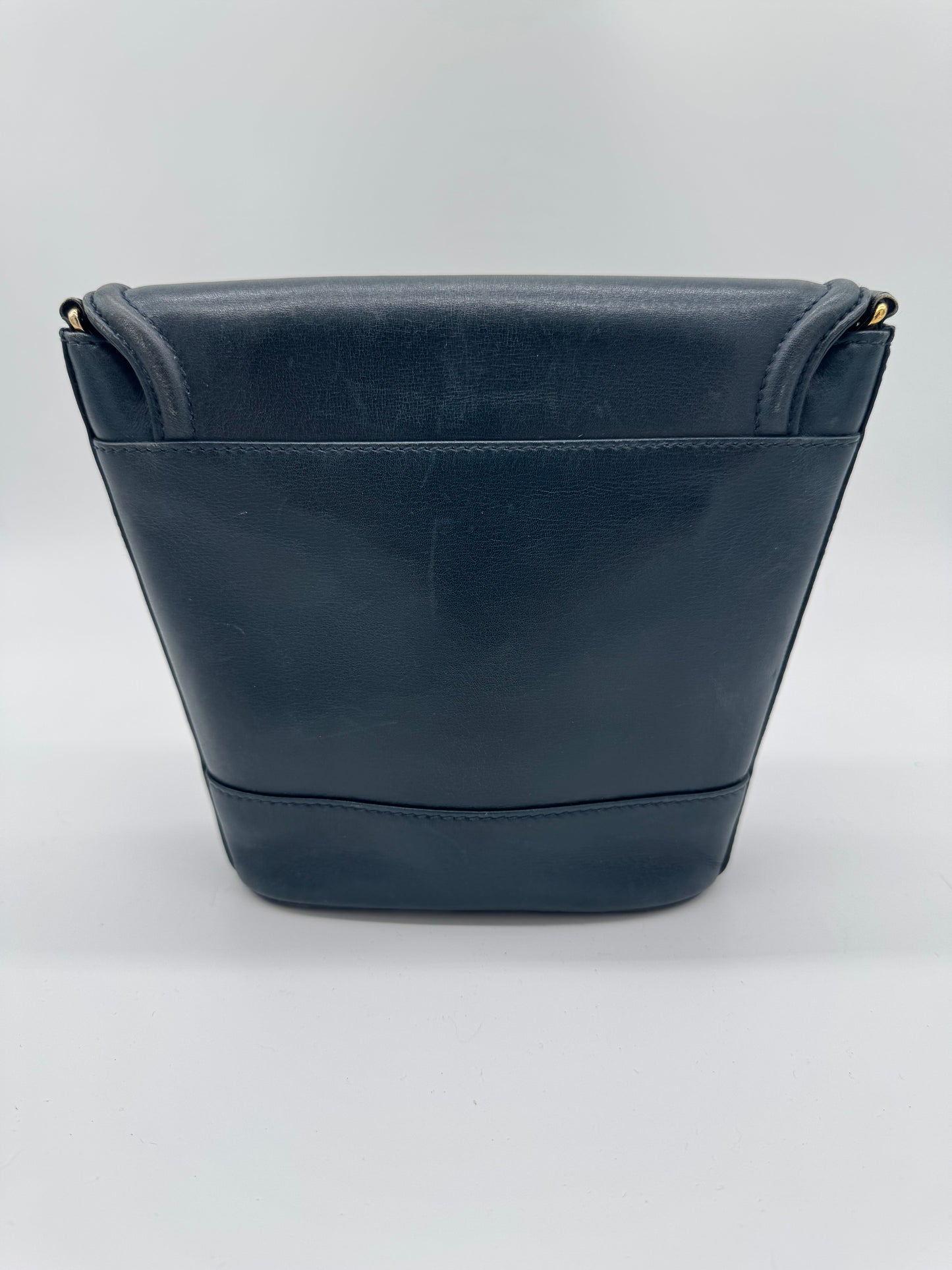 Rare Vintage Tiffany & Co Navy Blue Crossbody